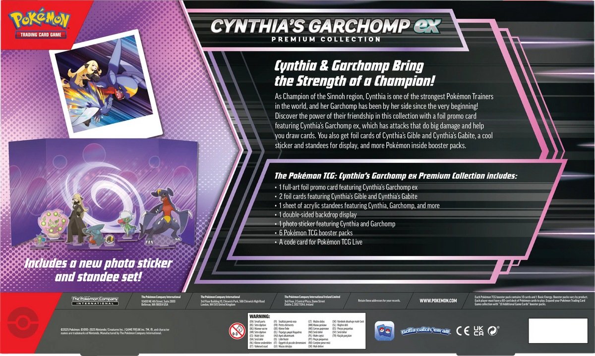 Pokémon TCG: Cynthia's Garchomp ex - Premium Collection (Englisch)