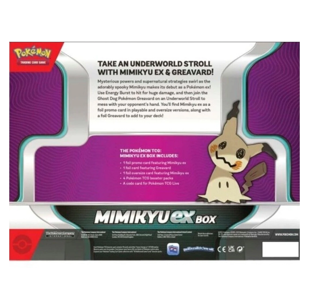 Pokémon TCG: Mimikyu EX Box (Englisch)