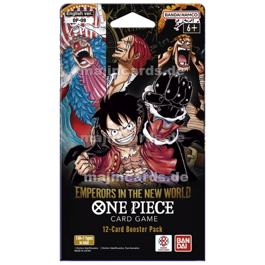 One Piece OP-09 "Emperors Of The New World" Sleeve Booster (ENGLISCH)