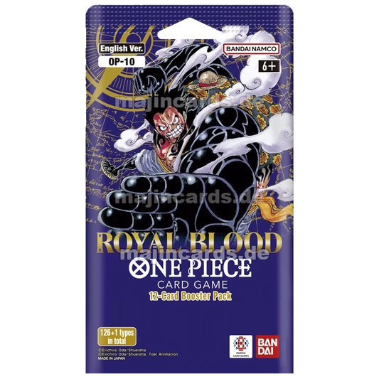 One Piece OP-10 "Royal Blood " Sleeve Booster (ENGLISCH)